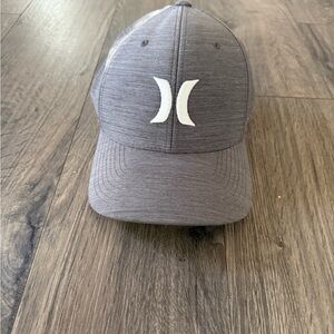 Hurley Gray Hat with White Logo